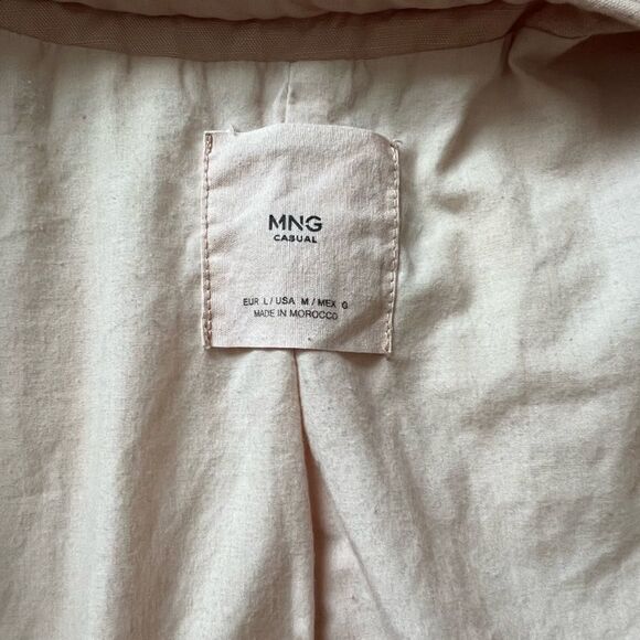 Mango Casual open front Women cotton Jacket M - Picture 6 of 6